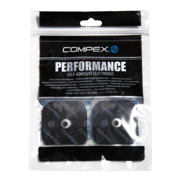 Aυτοκόλλητα ηλεκτρόδια τετράγωνα compex | Electrode performance 5/5 snap (x4)